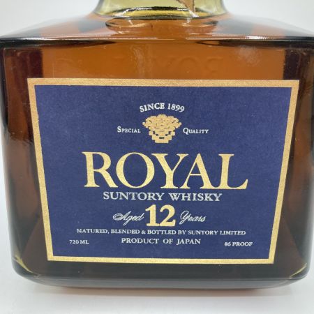【北海道内限定発送】 ROYAL サントリーローヤル ローヤル プレミアム 12年 ブルーラベル 720ml 43度 箱付 ジャパニーズ ウイスキー 未開栓