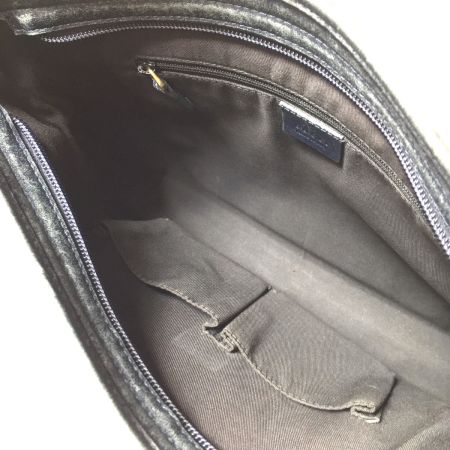  GUCCI グッチ ショルダーバッグ GGスプリーム×レザー 388924 525040 ブラック