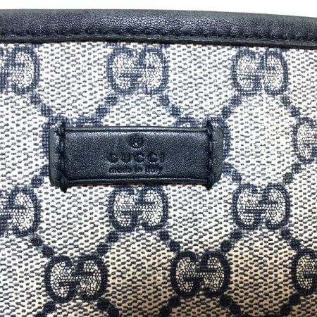  GUCCI グッチ ショルダーバッグ GGスプリーム×レザー 388924 525040 ブラック