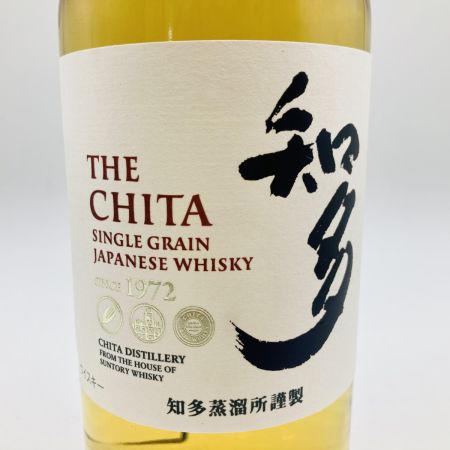 【北海道内限定発送】 SUNTORY サントリー 知多 THE CHITA ジャパニーズウイスキー 700ml 43度 607 未開栓