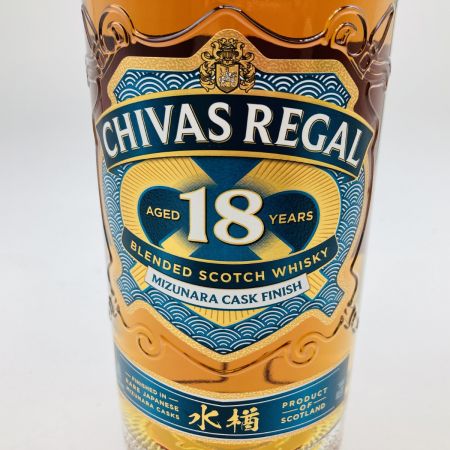  CHIVAS REGAL シーバスリーガル 18年 ミズナラ カスク フィニッシュ ウイスキー スコッチ 700ml 43％ 箱付 未開栓
