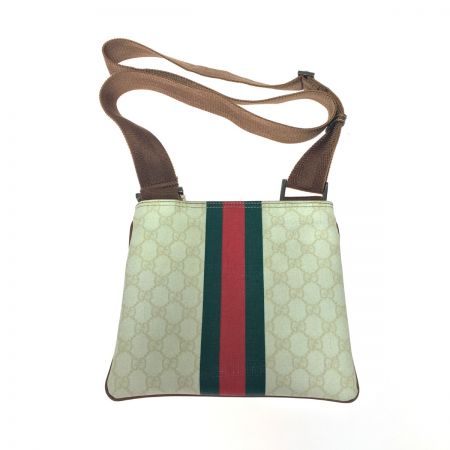 GUCCI グッチ シェリーライン ショルダーバッグ GGスプリーム×レザー 189817 497927