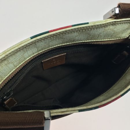  GUCCI グッチ シェリーライン ショルダーバッグ GGスプリーム×レザー 189817 497927