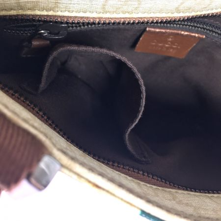  GUCCI グッチ シェリーライン ショルダーバッグ GGスプリーム×レザー 189817 497927