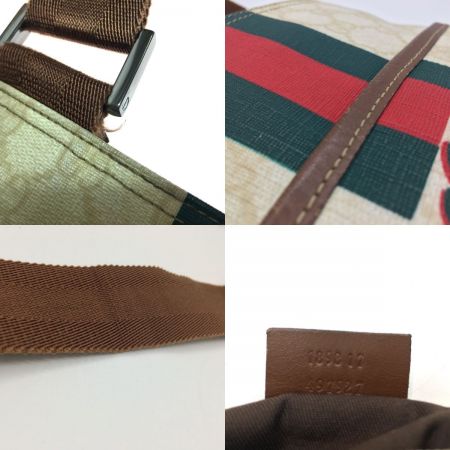  GUCCI グッチ シェリーライン ショルダーバッグ GGスプリーム×レザー 189817 497927