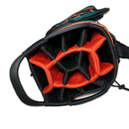   PYKES PEAK PP-2.0 キャディバッグ 9.5型 14分割 2.4kg グリーン x ブラック