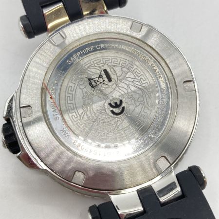  VERSACE ベルサーチ V-RACE DIVER メンズ クォーツ 腕時計 箱・取説付 VAK010016