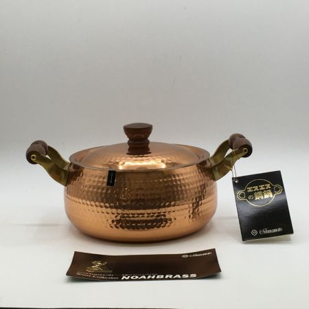   島本製作所 エスエス銅鍋  両手鍋 　容量2.8Ｌ