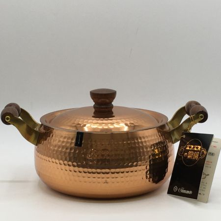   島本製作所 エスエス銅鍋  両手鍋 　容量2.8Ｌ