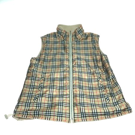   BURBERRY GOLF  ゴルフベスト　ノバチェック　リバーシブル　ベスト　ナイロン　M