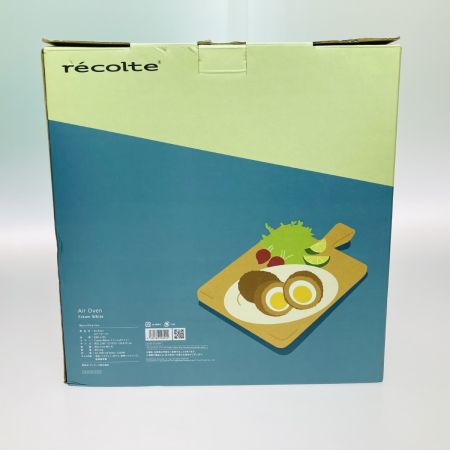  recolte レコルト エアーオーブン Air Oven クリームホワイト RAO-01(W)