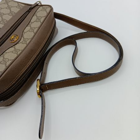  GUCCI グッチ シェリーライン ショルダーバッグ オールドグッチ GGスプリーム 98-02-004 ブラウン GGスプリーム