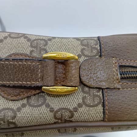  GUCCI グッチ シェリーライン ショルダーバッグ オールドグッチ GGスプリーム 98-02-004 ブラウン GGスプリーム