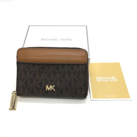  MICHAEL KORS マイケルコース コインケース JET SET PVCシグネチャーラウンド 34F9GF6Z1B