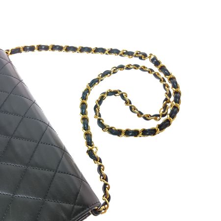  CHANEL シャネル マトラッセ シングルチェーン シングルフラップ ショルダーバッグ A03569 ブラック×ワインレッド