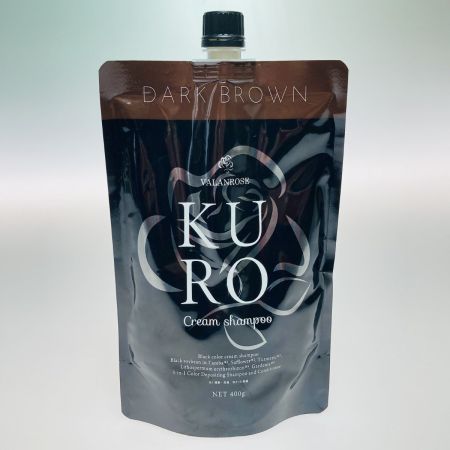   VALANROSE バランローズ クロクリームシャンプー ダークブラウン 400g 白髪染めシャンプー