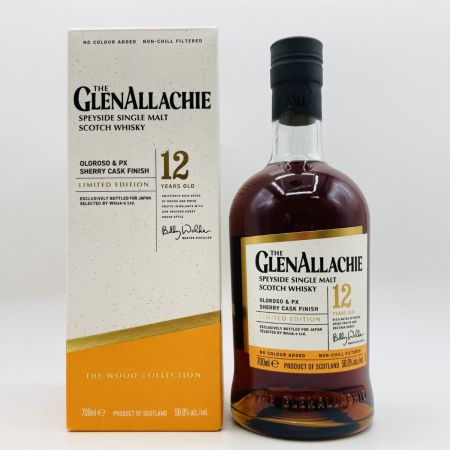   The GlenAllachie グレンアラヒー ウイスキー 12年 オロロソ&PXシェリーカスクフィニッシュ 700ml 58.8% 箱付 未開栓