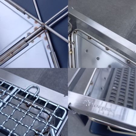  snowpeak スノーピーク 焚火台Mスターターセット グリルブリッジM・焼き網M付 SET-111