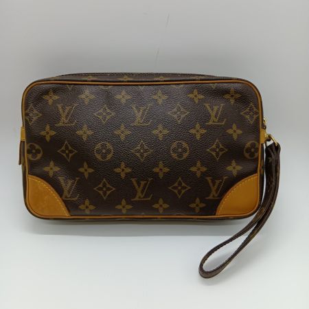 LOUIS VUITTON ルイヴィトン モノグラム マルリードラゴンヌGM セカンドバッグ M51825 ブラウン ジャンク品