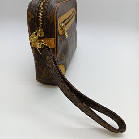  LOUIS VUITTON ルイヴィトン モノグラム マルリードラゴンヌGM セカンドバッグ M51825 ブラウン ジャンク品