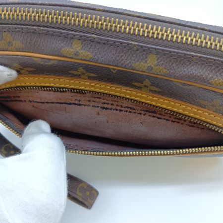  LOUIS VUITTON ルイヴィトン モノグラム マルリードラゴンヌGM セカンドバッグ M51825 ブラウン ジャンク品