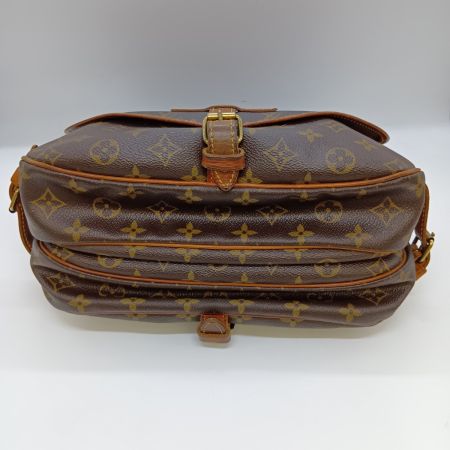  LOUIS VUITTON ルイヴィトン モノグラム ソミュール30 ショルダーバッグ M42256 ブラウン