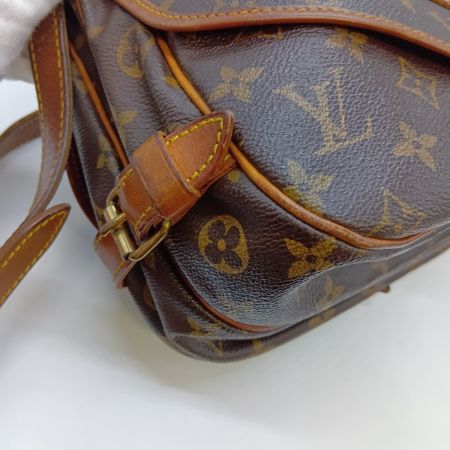  LOUIS VUITTON ルイヴィトン モノグラム ソミュール30 ショルダーバッグ M42256 ブラウン