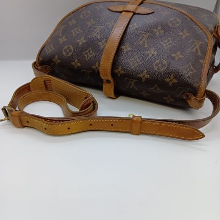  LOUIS VUITTON ルイヴィトン モノグラム ソミュール30 ショルダーバッグ M42256 ブラウン