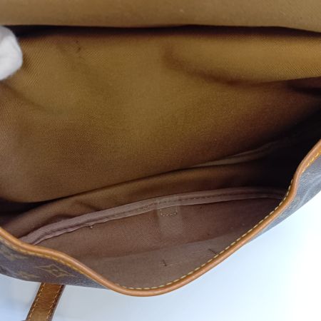  LOUIS VUITTON ルイヴィトン モノグラム ソミュール30 ショルダーバッグ M42256 ブラウン