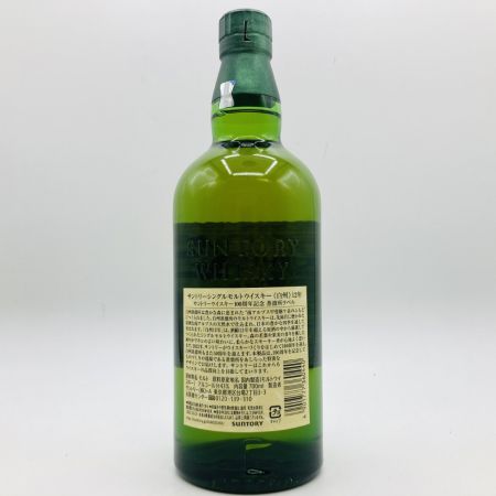 【北海道内限定発送】 HAKUSHU 白州/サントリー 白州 12年 シングルモルト ジャパニーズ ウイスキー 700ml 43% 未開栓