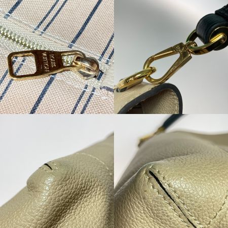  LOUIS VUITTON ルイヴィトン モノグラム アンプラント バガテル ショルダーバッグ M50075 ベージュ 布袋付