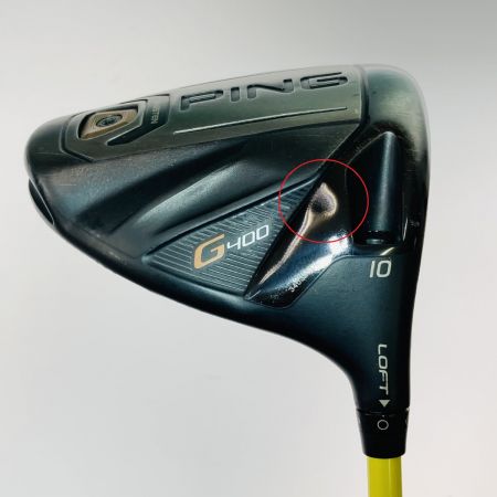  PING ピン G400 1W 10° ドライバー ヘッド凹み有 Tour AD MT-6 SR 現状品