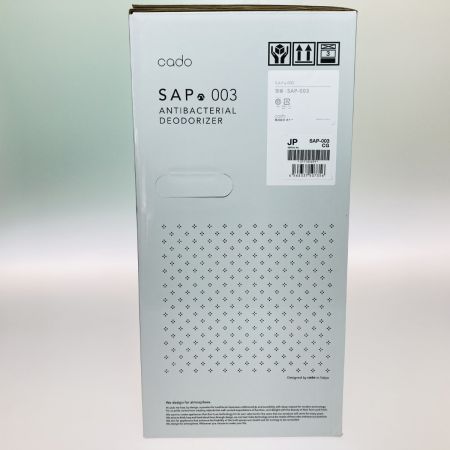  cado カドー 除菌脱臭機 空気清浄機 SAP-003 クールグレー