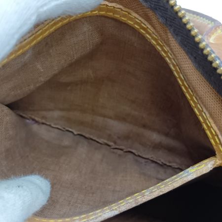  LOUIS VUITTON ルイヴィトン モノグラム スピーディ25 ハンドバッグ M41528 ブラウン ジップ引手部分破れ有