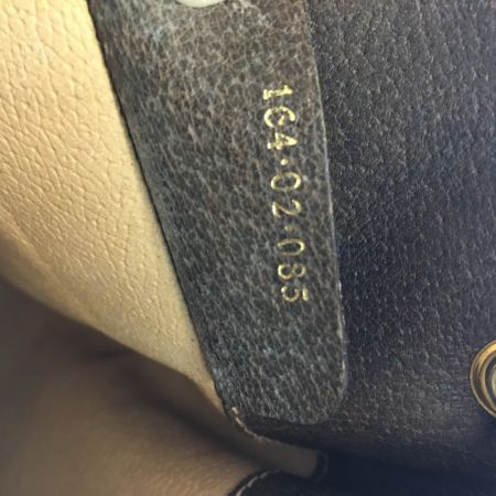 GUCCI グッチ ショルダーバッグ  巾着バック　OLD GUCCI シェリーライン  164.02.085 ベージュ