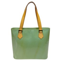 ◎◎ LOUIS VUITTON ルイヴィトン ヴェルニ ヒューストン トートバッグ Ｍ91303 ペパーミント Cランク
