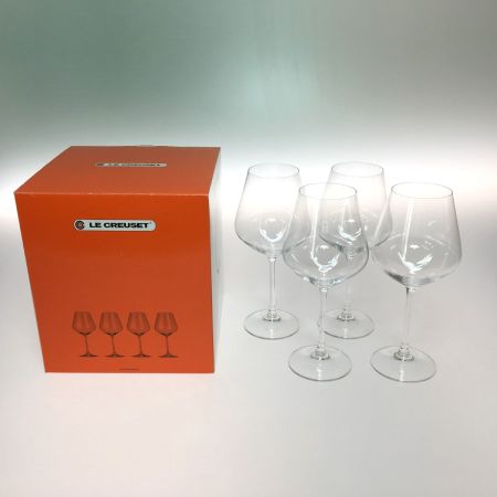  LE CREUSET ルクルーゼ ワイングラス 4Pセット