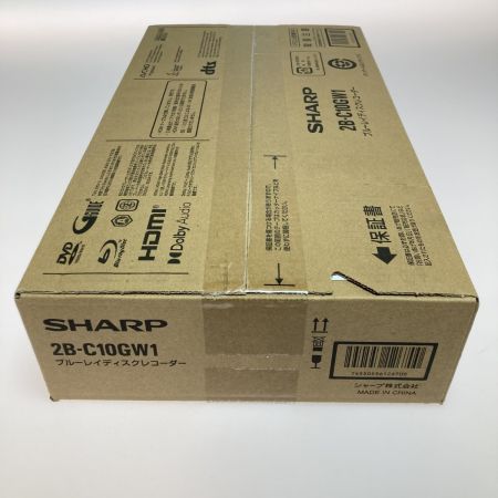  SHARP シャープ AQUOS アクオス Blu-ray ブルーレイディスクレコーダー 1TB 2B-C10GW1