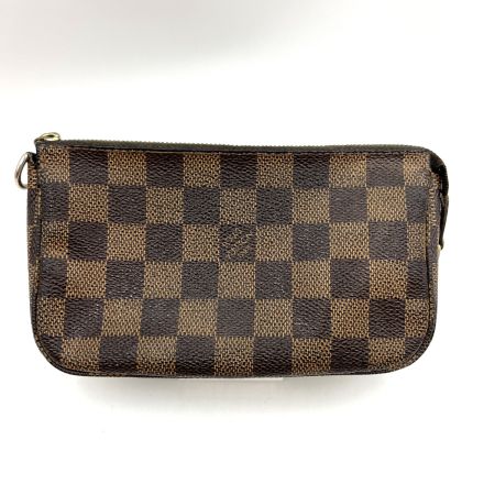 LOUIS VUITTON ルイヴィトン アクセサリーポーチ ダミエ ポシェット・アクセソワール  N58009 ブラウン