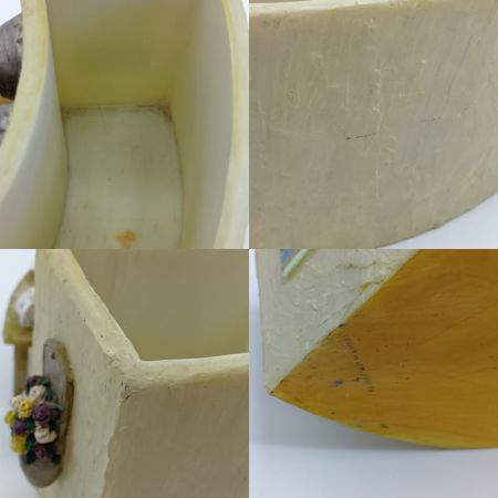   ジブリ カオナシと坊ネズミ プランター 千と千尋の神隠し ハエドリ毛部分欠品