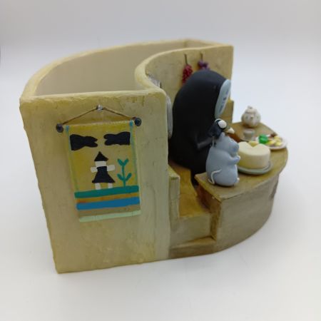   ジブリ カオナシと坊ネズミ プランター 千と千尋の神隠し ハエドリ毛部分欠品