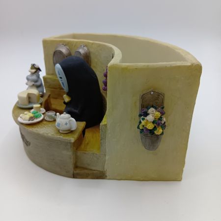   ジブリ カオナシと坊ネズミ プランター 千と千尋の神隠し ハエドリ毛部分欠品