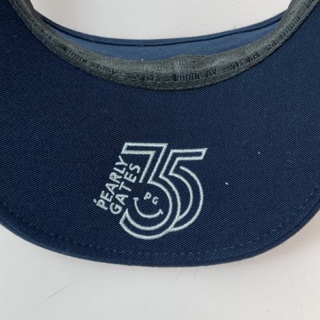  PEARLY GATES パーリーゲイツ サンバイザー ゴルフウェア 35周年シリーズ ユニセックス ネイビー 053-4187202