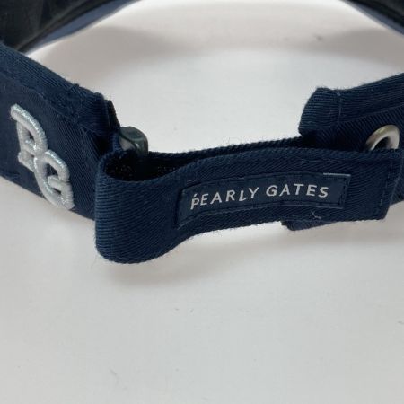  PEARLY GATES パーリーゲイツ サンバイザー ゴルフウェア 35周年シリーズ ユニセックス ネイビー 053-4187202