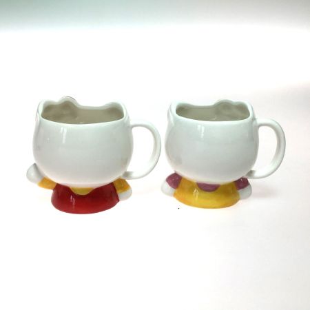   非売品 ハローキティ Hello kittyマグカップセット 箱入り 森永製菓 付属トレー破損