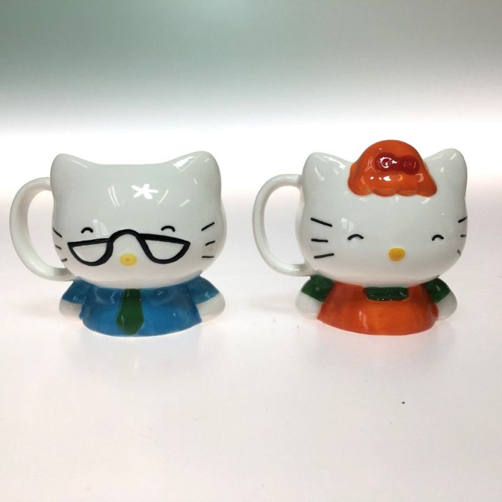 非売品 ハローキティ Hello kittyマグカップセット 箱入り 森永