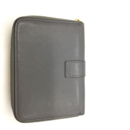  Yves Saint Laurent イブサンローラン サンローラン YSLラインラージジップウォレット GUE532867 グレー