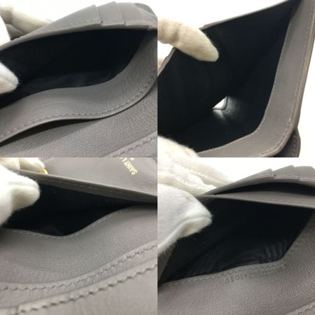  Yves Saint Laurent イブサンローラン サンローラン YSLラインラージジップウォレット GUE532867 グレー