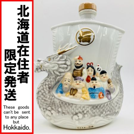 【北海道内限定発送】 NIKKA WHISKY ニッカウイスキー スーパーニッカ ウイスキー 干支ボトル 七福神 七福竜 600ml 43% 未開栓