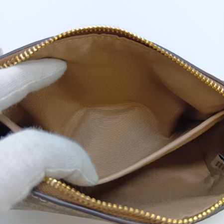  COACH コーチ シグネチャー コスメ ポーチ C7359 カーキ